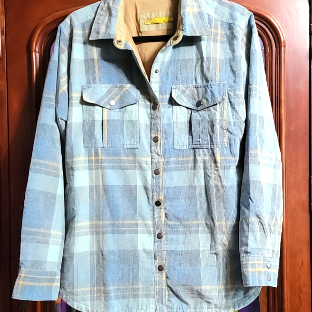 Prana corduroy lined shirt